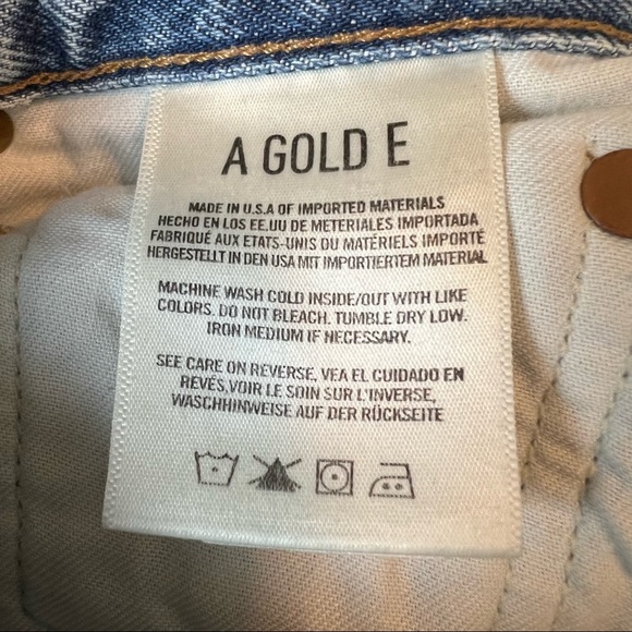 Agolde Riley High Rise Straight Crop Jeans - Picture 5 of 13